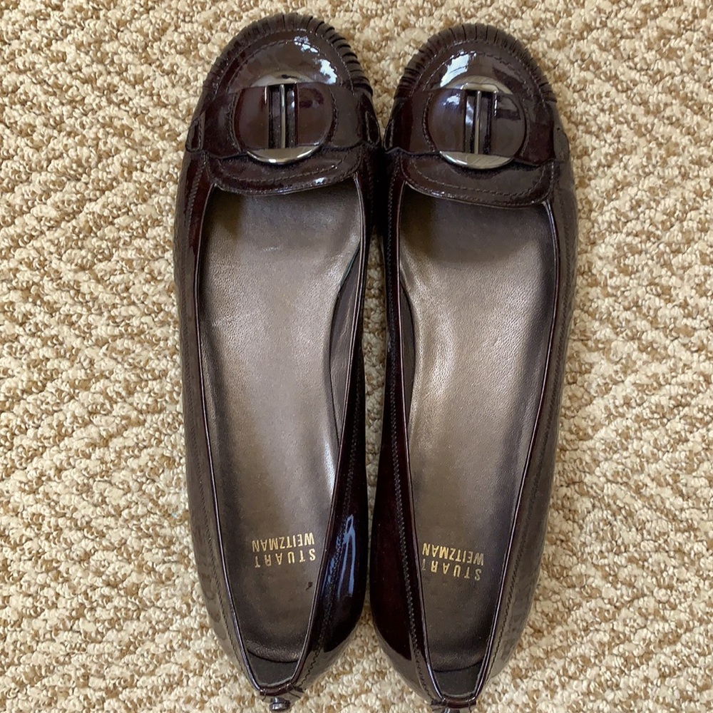 Brown Stuart Weitzman loafers